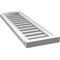 Ekena Millwork Arch Top Surface Mount PVC Gable Vent w/ 2"W x 2"P Brickmould Sill Frame, 12"W x 36"H GVPAR12X3603SN - alternate 2